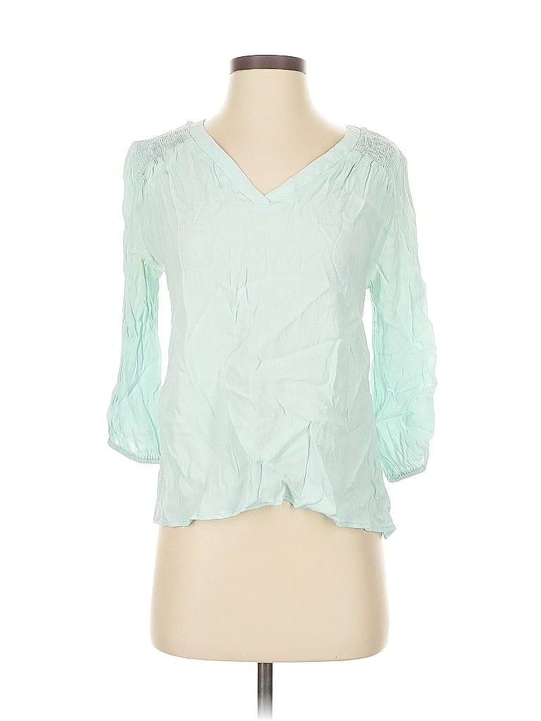 Click to view more detailed imagery on our partner's website Pre-owned Alya 3/4 Sleeve Blouse In Blue
