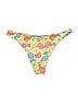 Unbranded Floral Yellow Swimsuit Bottoms Size L - photo 2