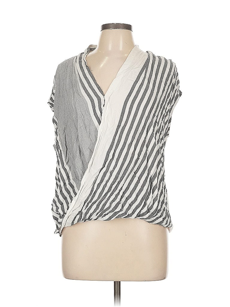 Pre-owned Liz Claiborne Sleeveless Blouse In Gray