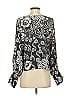 Muse 100% Polyester Gray Long Sleeve Blouse Size S - photo 2