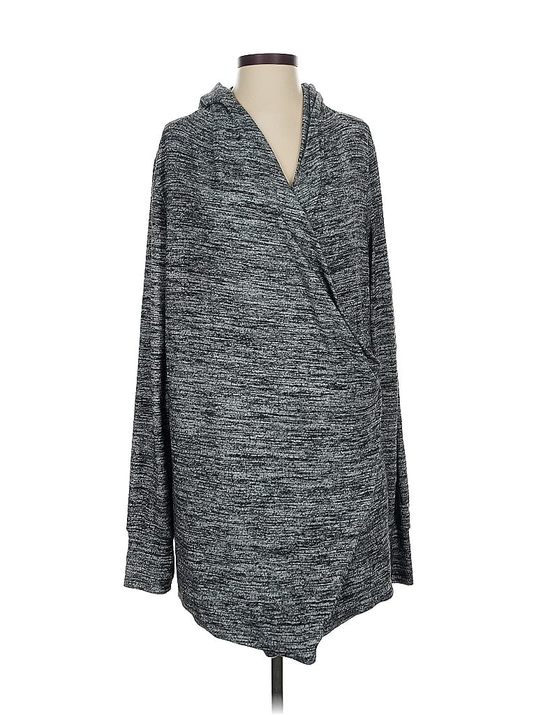 Pre-owned Betabrand Cardigan Sweater In Gray