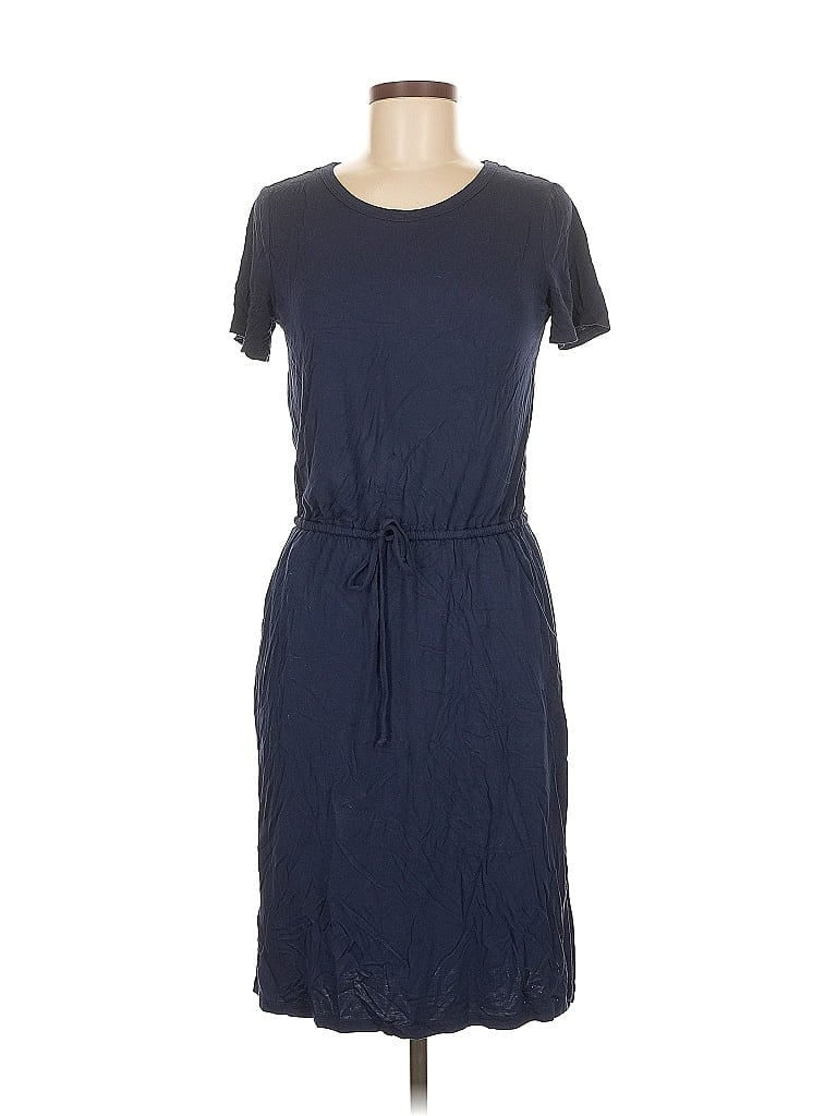 Pre-owned Mng Casual Dress In Blue