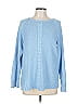 Karen Scott Blue Pullover Sweater Size L - photo 1