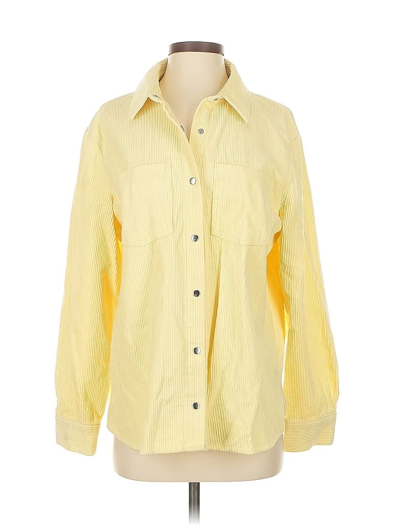 Pre-owned Divided By H&m Raincoat In Yellow