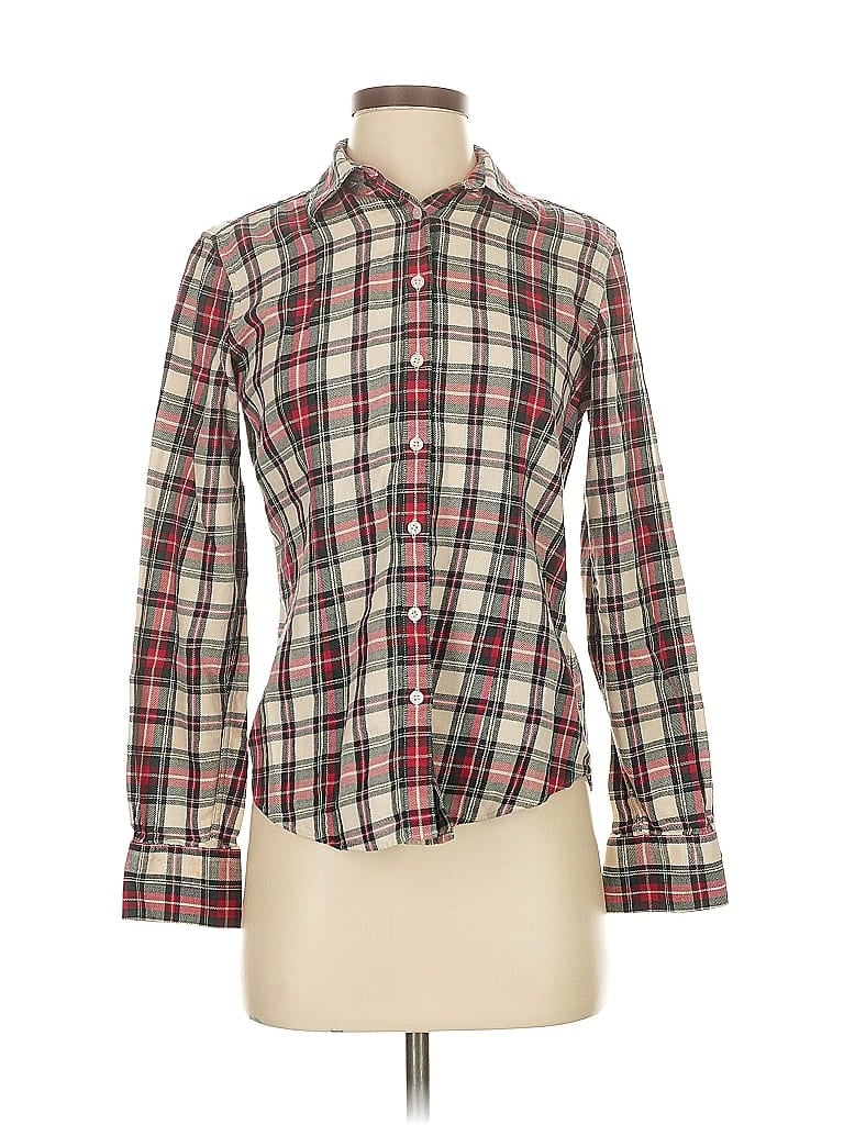 Pre-owned Brooks Brothers 346 Long Sleeve Button Down Shirt In Brown