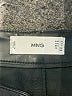 MNG 100% Polyester Black Faux Leather Pants Size 12 - photo 3