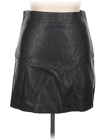 J.Crew Factory Store Faux Leather Skirt (view 1)