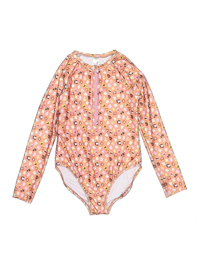 Click to view more detailed imagery on our partner's website Pre-owned Cat & Jack Kids' One Piece Swimsuit In Pink
