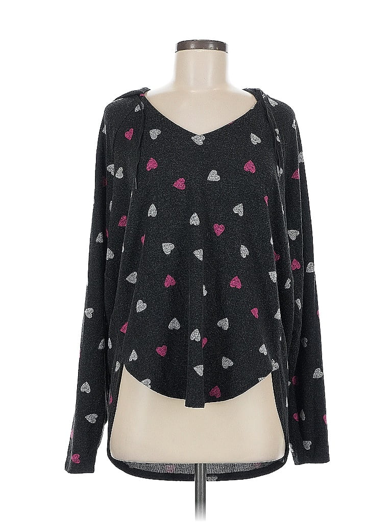 Pre-owned Lucky Brand Cardigan Sweater In Black