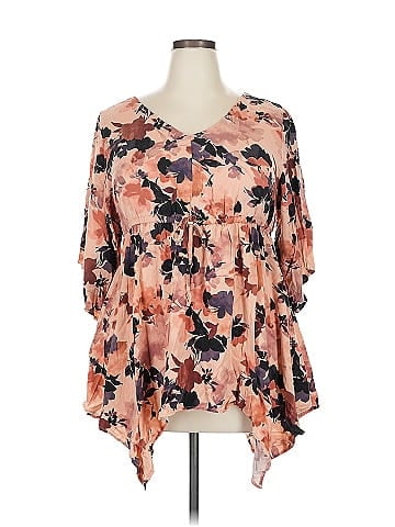 Torrid 3/4 Sleeve Blouse (view 1)