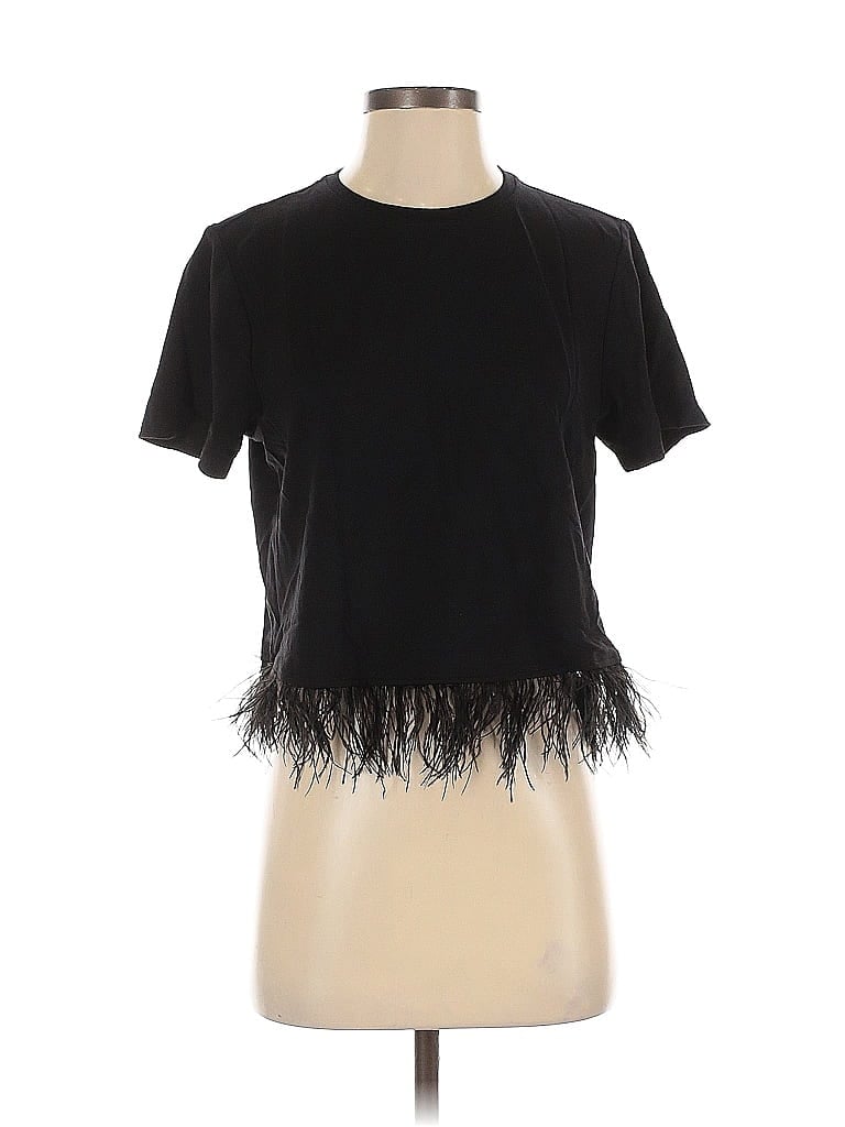 Pre-owned For Cynthia Short Sleeve T-shirt In Black