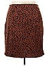 Glamorous Curve 100% Polyester Animal Print Brown Casual Skirt Size 14 - photo 2