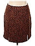 Glamorous Curve 100% Polyester Animal Print Brown Casual Skirt Size 14 - photo 1