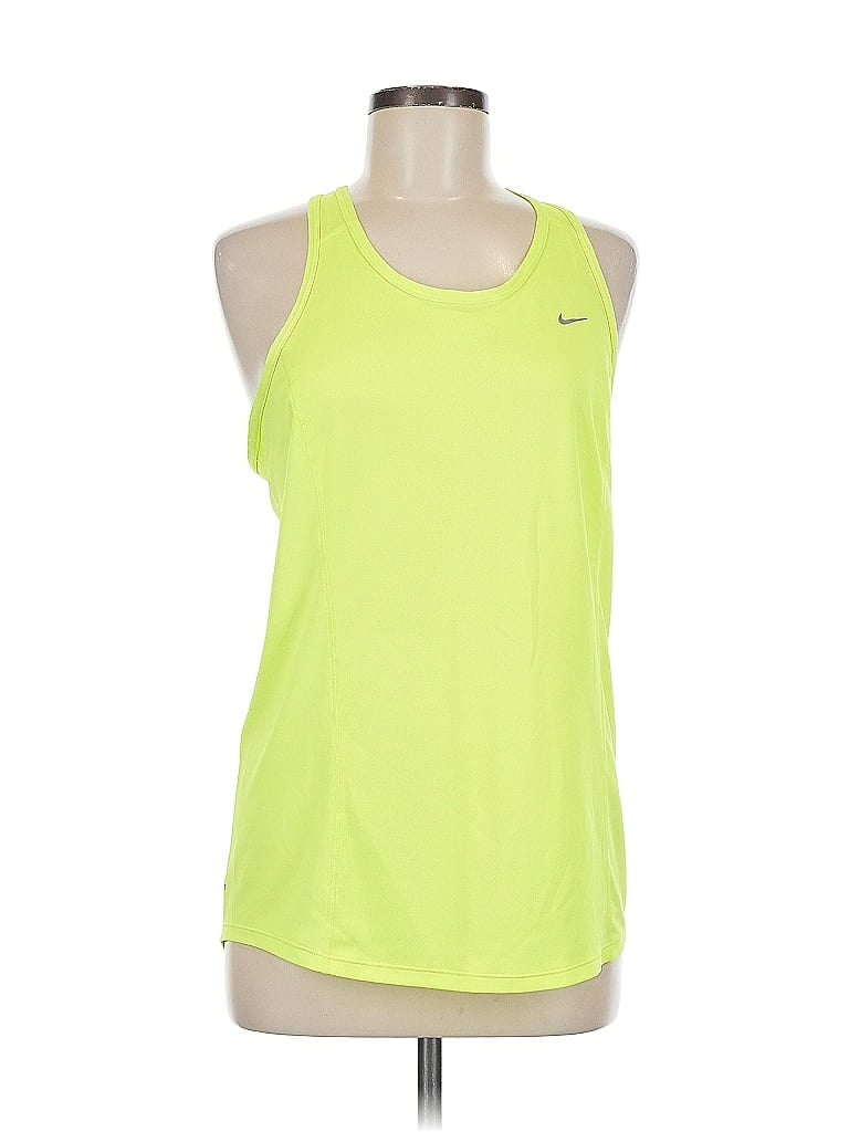 Pre-owned Nike Active Tank Top In Green