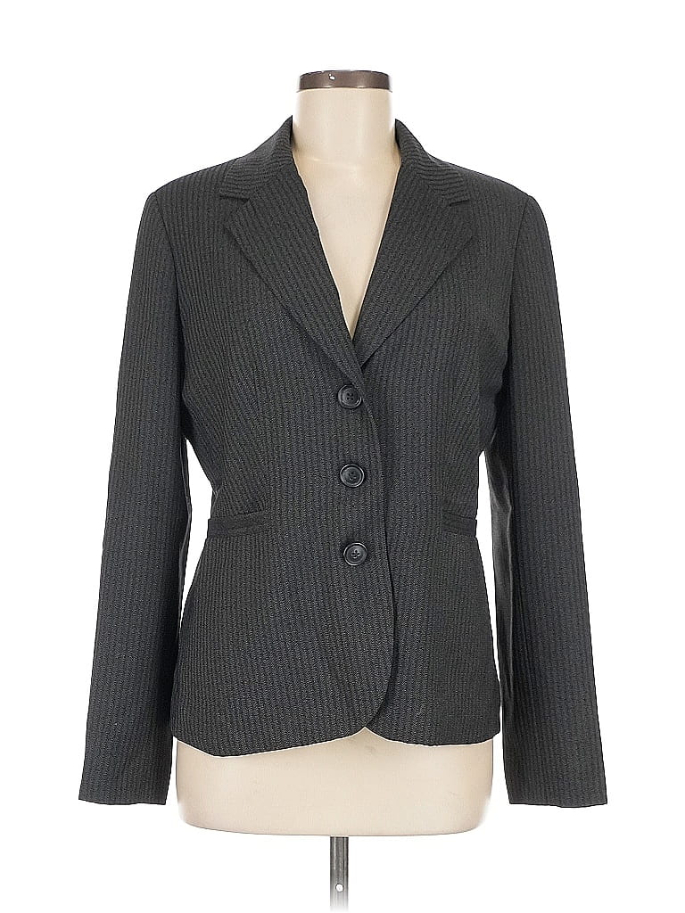 Pre-owned Ann Taylor Factory Blazer Jacket In Gray