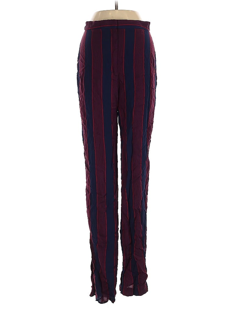 Pre-owned Express Casual Pants In Burgundy