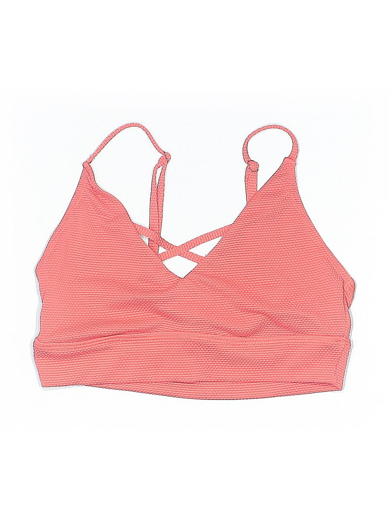 Pre-owned Bcbg Paris Swimsuit Top Orange Swimwear