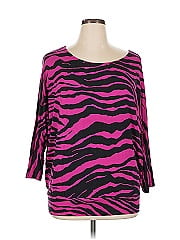 Jm Collection 3/4 Sleeve Top