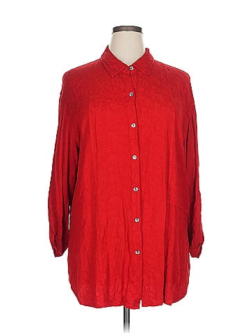 Chico's Design 3/4 Sleeve Button-Down Shirt (view 1)