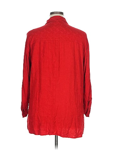 Chico's Design 3/4 Sleeve Button-Down Shirt (view 2)