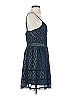 NBD 100% Polyester Chevron-herringbone Blue Cocktail Dress Size XS - photo 4