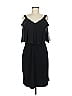 MSK Solid Black Cocktail Dress Size 6 - photo 1