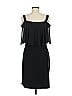 MSK Solid Black Cocktail Dress Size 6 - photo 2