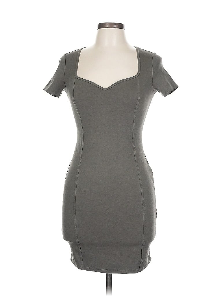 Pre-owned Popular 21 Casual Dress In Gray