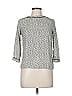 H&M 100% Polyester Gray 3/4 Sleeve Top Size 6 - photo 1