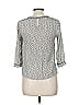 H&M 100% Polyester Gray 3/4 Sleeve Top Size 6 - photo 2