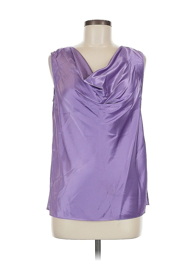 Pre-owned Jones New York Sleeveless Blouse In Purple