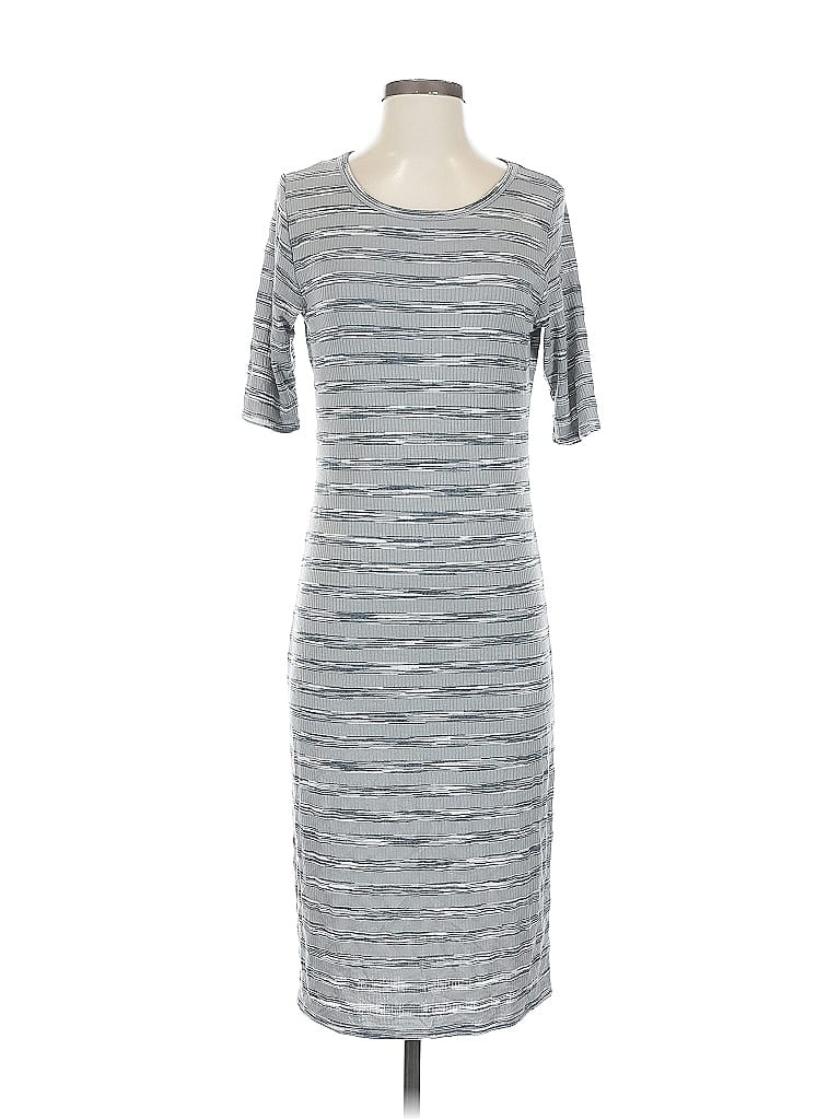 Pre-owned Lularoe Casual Dress In Gray