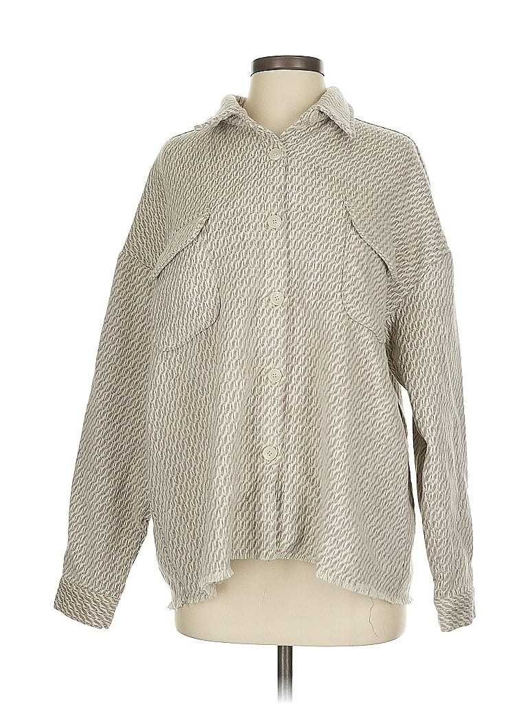 Pre-owned Cloud Ten Jacket In Gray