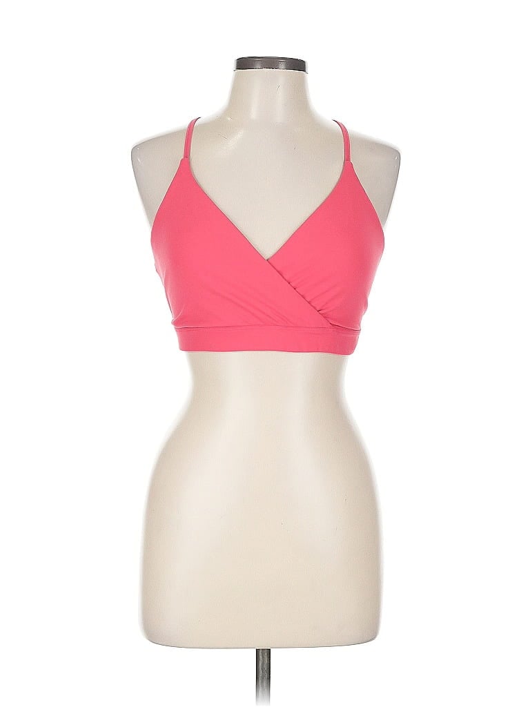 Pre-owned Core 10 Tank Top Pink Halter Neckline Tops