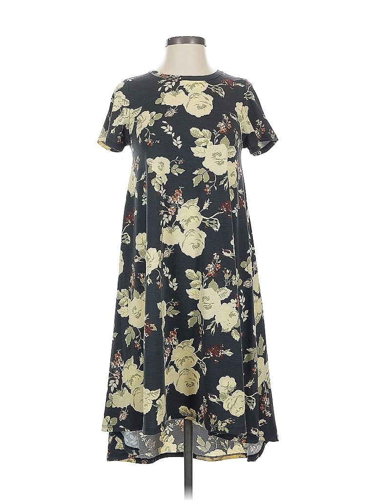 Pre-owned Lularoe Casual Dress In Black