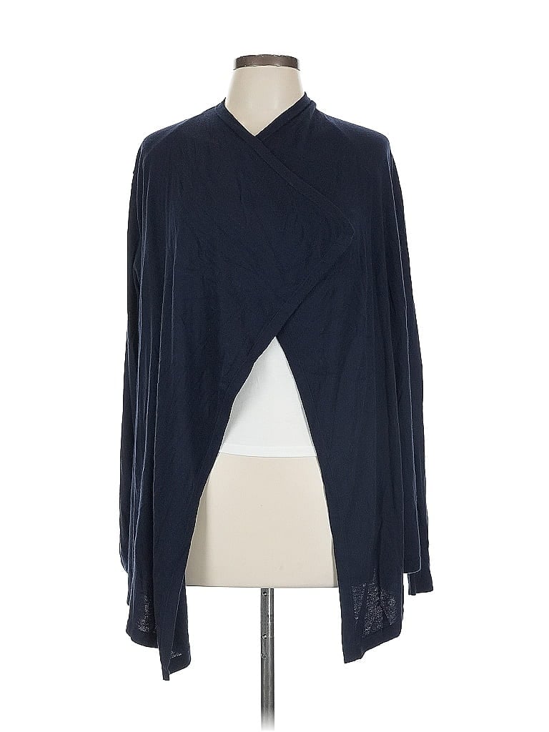 Pre-owned Ann Taylor Cardigan Sweater In Blue
