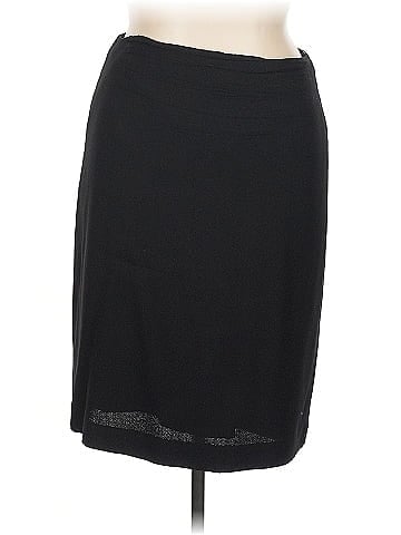 Linda Allard Ellen Tracy Wool Skirt (view 1)