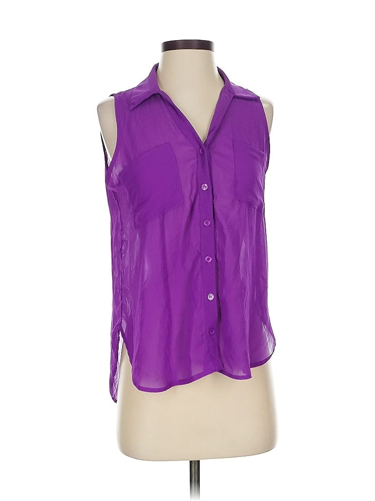 Click to view more detailed imagery on our partner's website Pre-owned Lush Sleeveless Blouse In Purple