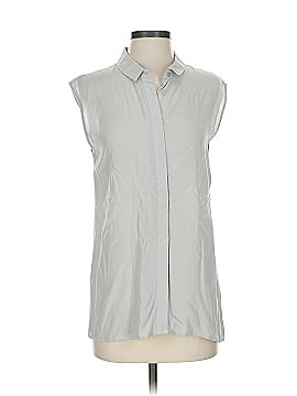 Just Female Sleeveless Button Down Shirt