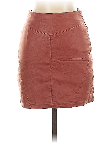GB Faux Leather Skirt (view 1)