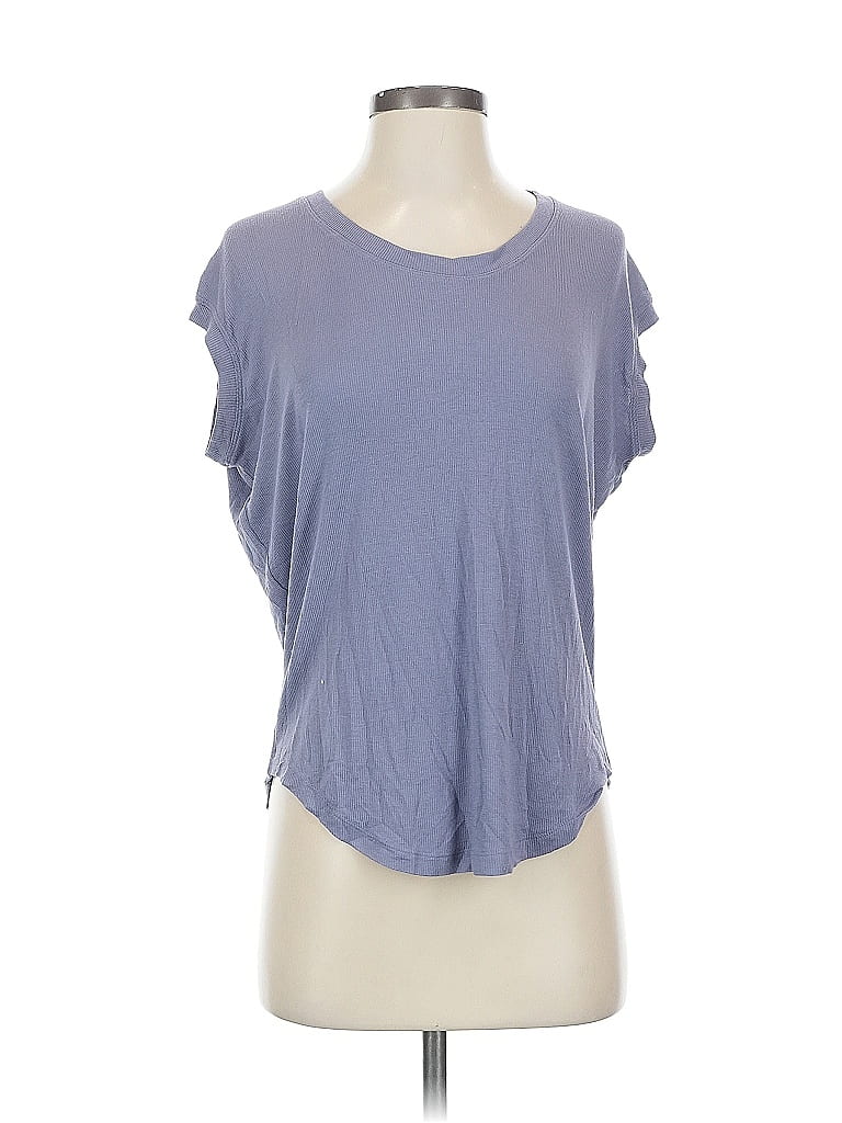 Pre-owned Athleta Short Sleeve T-shirt In Blue