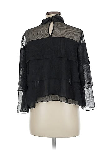 Gianni Bini 3/4 Sleeve Silk Top (view 2)
