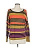 Ann Taylor LOFT Stripes Brown Pullover Sweater Size L - photo 1