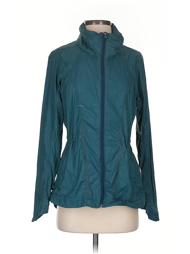 Pre-owned Athleta Jacket In Blue