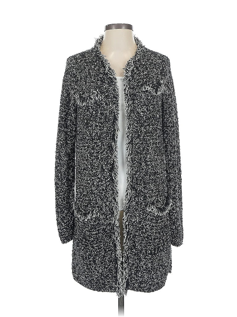 Pre-owned Ann Taylor Cardigan Sweater In Black