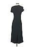 Unbranded Solid Black Casual Dress Size XS - photo 2