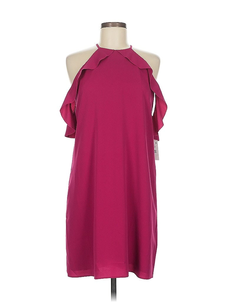Pre-owned Cooper & Ella Cocktail Dress In Burgundy