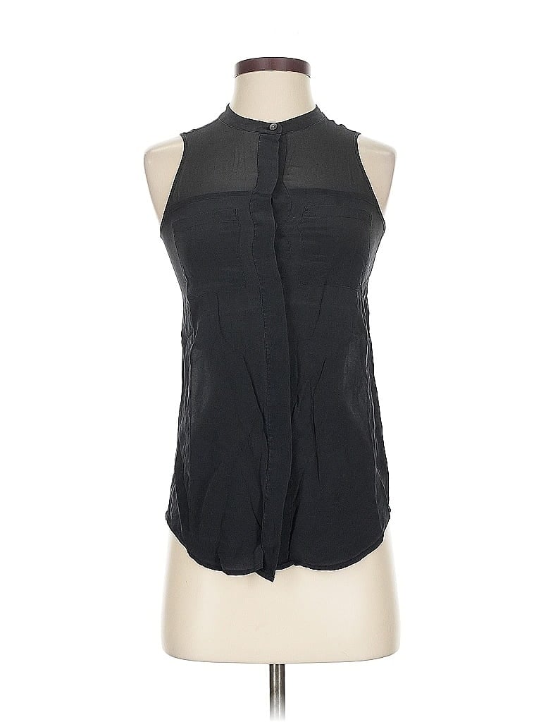MADEWELL Pre-owned Sleeveless Blouse In Black