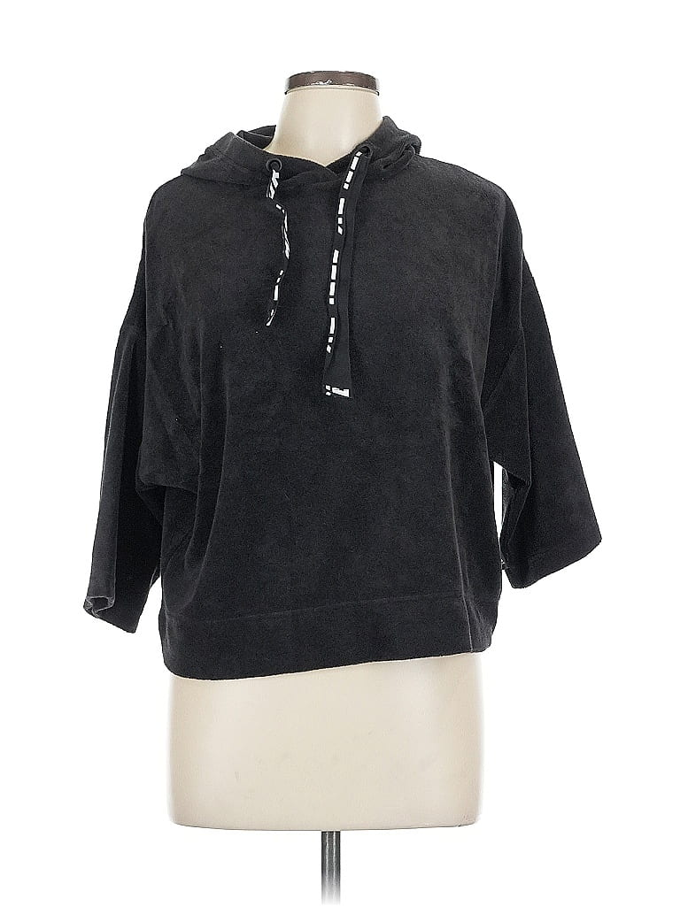 Pre-owned Reebok Poncho In Black