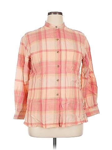 Talbots 3/4 Sleeve Button-Down Shirt (view 1)
